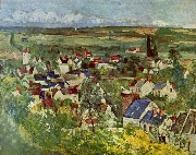 Blick auf Auvers nach C�zanne